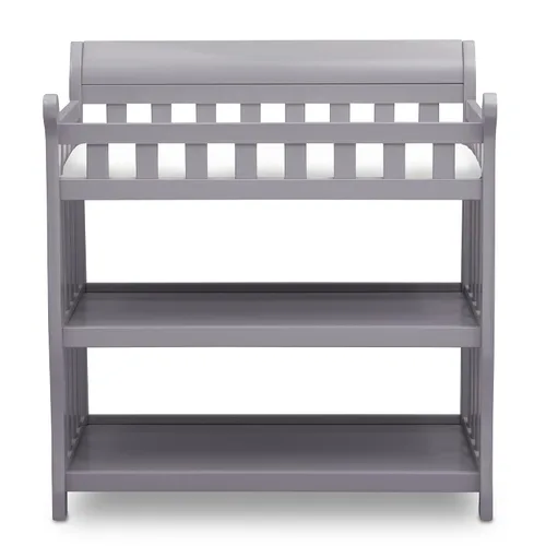 Vista 7 de Mesa para cambiar pañales Delta Children Eclipse con cambiador, gris