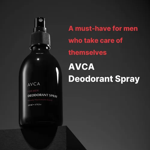 Vista 2 de AVCA Desodorante en aerosol para hombre con aroma a feromonas leñosas para una frescura duradera y protección contra olores, 6.8 fl oz/6.76 fl. oz.