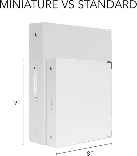 Vista 3 de russell+hazel Soft Touch Mini Binder Birr, 8 x 9 pulgadas, 51185