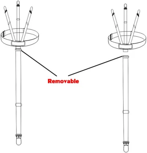 Vista 6 de 1 par de correas elásticas ajustables para sujetar camisas y camisas