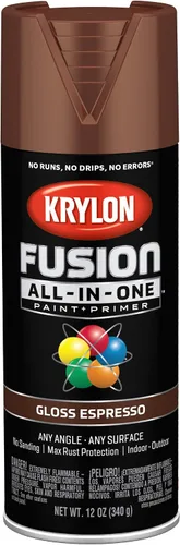 Vista 69 de Krylon Fusion - Pintura en aerosol adhesiva todo en uno para uso en interiores y exteriores, 12 onzas, vidrio de playa