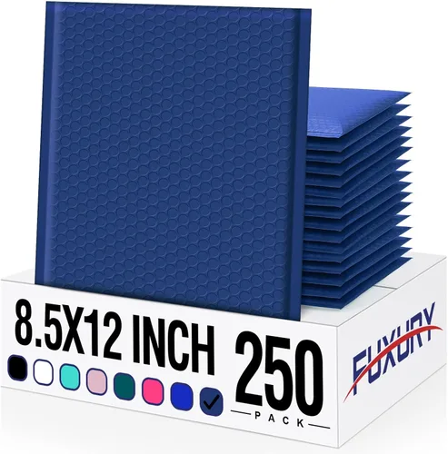 Vista 17 de Fuxury Sobres de burbujas de 8.5 x 12 pulgadas, paquete de 240 sobres grandes de burbujas utilizables de 8.5 x 11 pulgadas de grosor para enviar