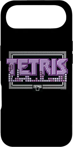 Vista 26 de Funda con logotipo de 8 bits para iPhone 11 Tetris