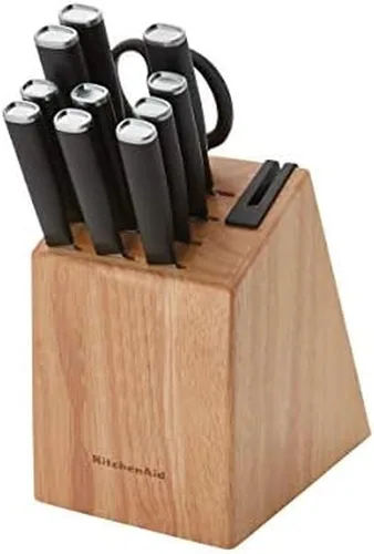 Vista 12 de KitchenAid - Cuchillo de pelar clásico con protector de extremo y cubierta de hoja a medida, de 3.5 pulgadas, cuchillo de cocina afilado, hoja