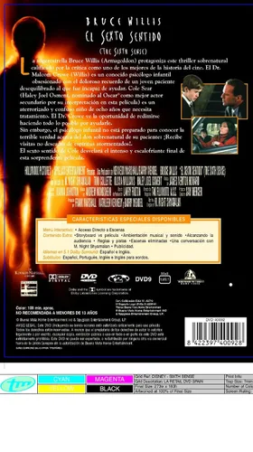 Vista 2 de El Sexto Sentido (The Sixth Sense) (Import Movie) (European Format - Zone 2) (2001) Bruce Willis Olivia Wi