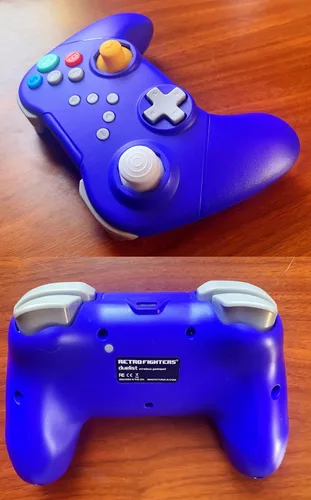 Vista 6 de Retro Fighters Duelist Wireless Controller For Use With Nintendo Switch And PC Wireless Gamepad Blue Switch Controller