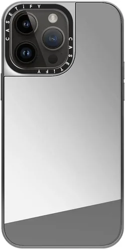 Vista 62 de CASETiFY Funda de espejo para iPhone Air [Reflejante/Compatible con Magsafe / Protección contra caídas de 4.9 pies de grado militar 1X] - Negro