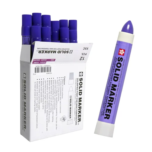 Vista 11 de Marcador sólido Sakura, Negro, 12 Permanent Pens for Wood, Glass, and Window, Marks Any Surface at Any Angle, Waterproof, Fast Drying, Non-Toxic