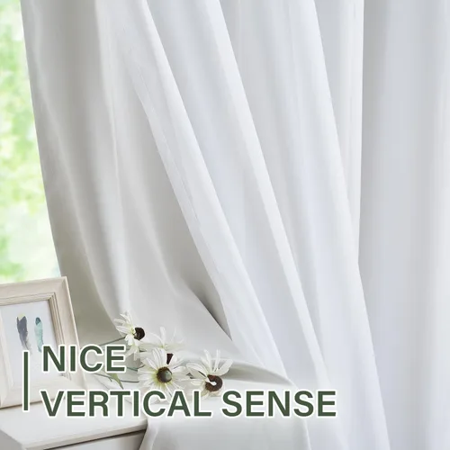 Vista 4 de Lotusolution Cortinas Opacas Beige para Dormitorio Juego de Cortinas Mix & Match con Aislamiento Térmico Blackout Total para Ventanas y Cortinas