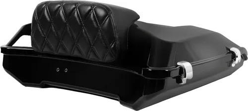 Vista 9 de HECASA Maleta de equipaje Razor con respaldo Argyle compatible con modelos Harley Davidson 1997-2023 Touring Street Glide Road Glide Road King