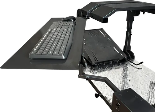 Vista 2 de GTR Simulator GTA Pro Model - Bandeja para teclado y mouse (Negro)