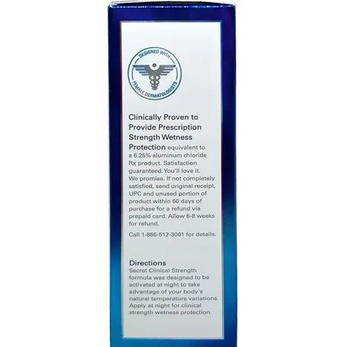 Vista 3 de Desodorante Secret Clinical Completely Clean, 1.6oz 3 paquetes