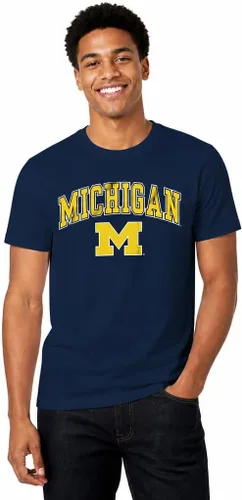 Vista 76 de Campus Colors NCAA - Camiseta de algodón para adulto, unisex, para el día del juego Azul marino