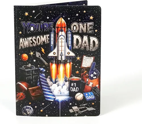 Vista 4 de CUTPOPUP - Impresionantes tarjetas para el día del padre, tarjetas de cumpleaños para hombres, regalos de idea 3D para él, tarjetas de cumpleaños