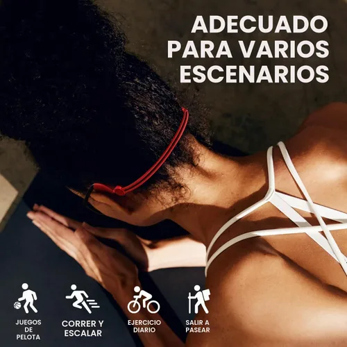 Vista 6 de Correa de gafas de sol 3pcs, sin cola ajustable correa de gafas de 3 piezas Negro