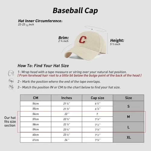 Vista 5 de Baseball Cap Men Women Cotton Dad Hat Classic Plain Hat Adjustable Workout Hats Unisex Low Profile Hat