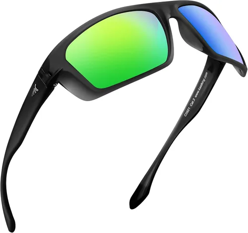 Vista 15 de KastKing Huzzah - Lentes de sol deportivos, polarizados y con protección ultravioleta, para hombres y mujeres, ideales para conducir, pescar, hacer