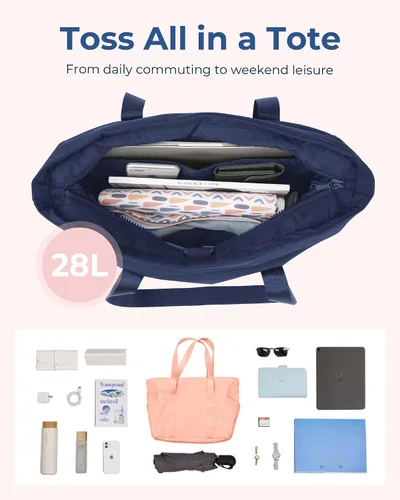 Vista 3 de BAGSMART Bolsa de yoga para mujer, bolsa de viaje para laptop, pañal, gimnasio, bolsa de yoga con hebilla para esterilla de yoga para deportes