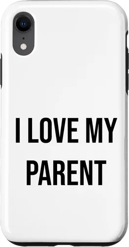 Vista 24 de iPhone 16 I Love My Parent Case