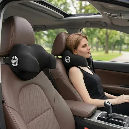 Vista 11 de Almohada súper cómoda para reposacabezas de automóvil, ajuste universal para el cuello del coche para conducir Car Pillows with 100% Memory Foam