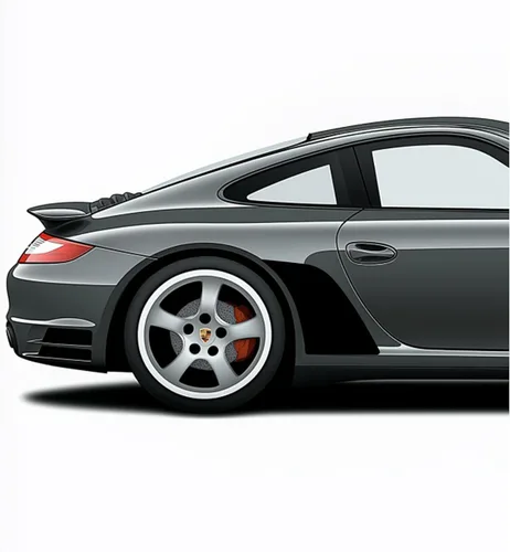 Vista 6 de Adhesivos de vinilo para guardabarros laterales con chip de roca lateral compatibles con Porsche 911 996 997 991 992 (991, azul)