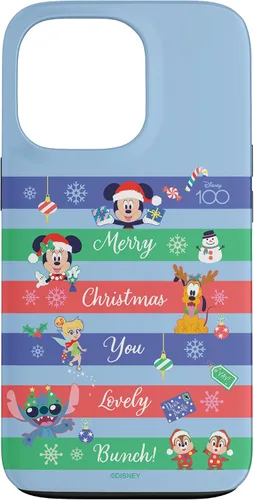 Vista 10 de Funda para iPhone 16 Disney 100 Mickey & Friends Merry Christmas You Lovely Bunch