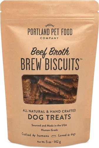 Vista 11 de CRAFTED BY HUMANS LOVED BY DOGS Portland Pet Food Company - Golosinas para perros con galletas de tocino (1 paquete, bolsa de 5 onzas), totalmente