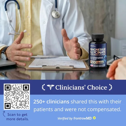 Vista 5 de Glicinato de magnesio – Apoyo para el sueño y la relajación – Glicinato extra fuerte, glicina y taurina 1500 mg – Suplemento de magnesio