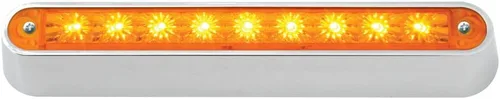 Vista 12 de GG Grand General 76140 Barra de luz ámbar/ámbar (6-1/2" montaje empotrado 9 LED, 3 cables)