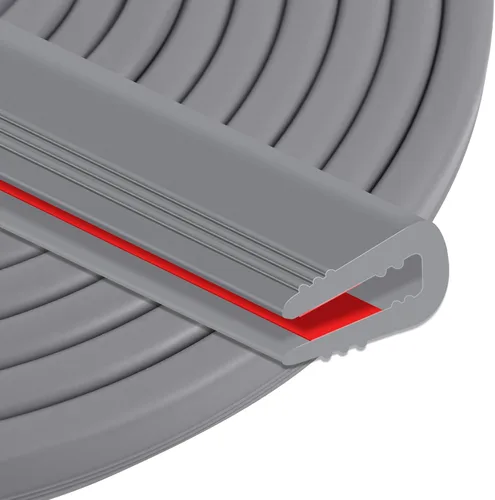 Vista 16 de ToLanbbt Moldura de Borde de Goma Canal en U – Protector de Borde de Chapa Metálica Autoadhesivo de 1/4", Tira de Sellado EPDM para Puertas