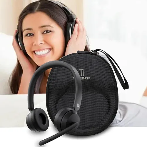 Vista 6 de Tourmate Estuche rígido de viaje para auriculares inalámbricos modernos de Microsoft, bolsa de almacenamiento protectora