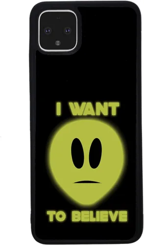 Vista 3 de Area 51 Raid I Want to Believe Alien Head - Funda de goma negra compatible con Google Pixel 10, 10 Pro, 10 Pro XL, 9a, 9 Pro, Pixel 9, Pixel 9 Pro