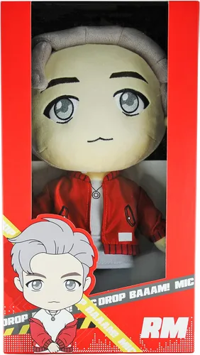 Vista 2 de TinyTAN BTS MIC - Muñeca de peluche RM de 11.8 pulgadas, con licencia oficial de BTS - Peluches de BTS, mercancía de BTS, mercancía de Kpop, BTS
