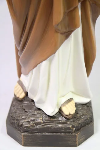 Vista 6 de Vittoria Collection Escultura de estatua religiosa católica de San José con el Santo Niño Jesús de 25.5 pulgadas, hecha en Italia