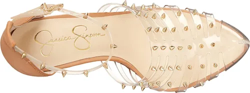 Vista 5 de Jessica Simpson Westah - Zapatos de tacón con correa en el tobillo para mujer