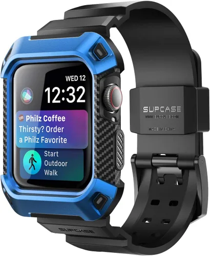 Vista 8 de SUPCASE [Unicorn Beetle Pro] - Funda protectora resistente con correas, diseñada para Apple Watch serie 6/SE/5/4 [40 mm / 1,5 pulgadas]