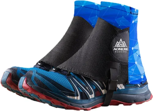 Vista 9 de TRIWONDER Polainas de tobillo bajas ligeras e impermeables para senderismo, caminar, mochilero