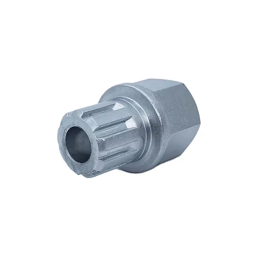 Vista 12 de Llave de bloqueo de rueda de acero cromado para Volkswagen, llave de tornillo antirrobo para tuerca compatible con VW (52)