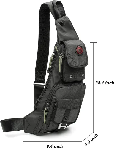 Vista 6 de Nicgid Sling Bag - Mochila bandolera para hombre
