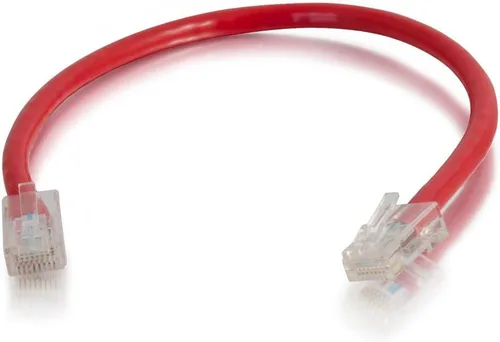 Vista 42 de C2G 24494 Cable cruzado Cat5e - Cable de conexión de red sin blindaje sin arranque, naranja (3 pies, 3.0 ft)