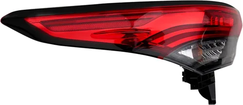 Vista 58 de Ensamble de luz trasera exterior TRQ para lado del conductor izquierdo trasero. Compatible con Toyota Corolla XLE 2020, 2021, 2022 y Toyota Corolla