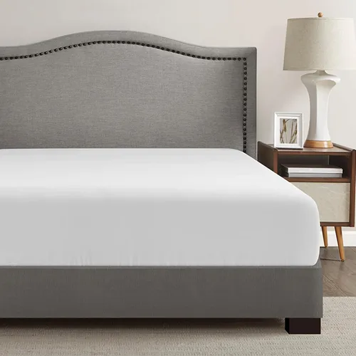 Vista 14 de Comfort Spaces - Sábana bajera Coolmax supersuave y resistente a la decoloración que absorbe la humedad con elásticos alrededor que se adapta a