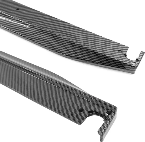 Vista 7 de IKON MOTORSPRTS - Faldas laterales compatibles con Honda Civic 2022-2026, sedán de 4 puertas, polipropileno de polipropileno, fibra de carbono