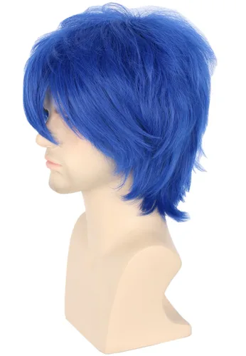 Vista 7 de topcosplay corto Layered Anime Cosplay Pelucas Rubio Disfraz Peluca