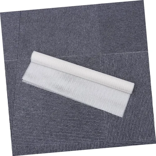 Vista 4 de Cabilock 2 tapetes antideslizantes de látex para el hogar, tapetes de baño para baño, 15.7 x 23.6 in, color blanco cremoso, no adhesivos, fácil