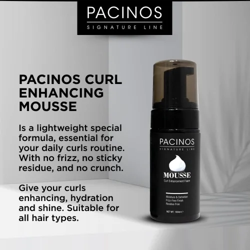 Vista 7 de Pacinos Signature Line - Mousse para realzar rizos - Mousse para el cabello y espuma para peinar