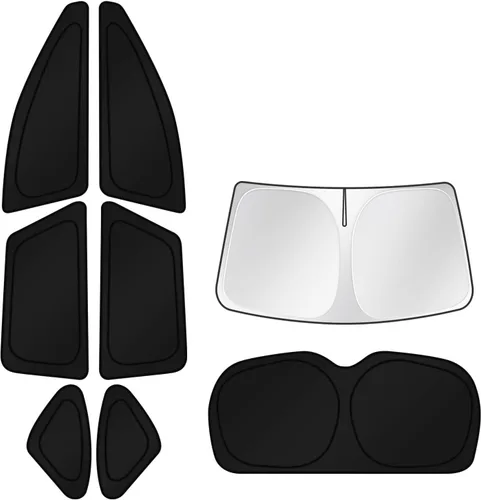 Vista 165 de KUST - Parasol plegable para parabrisas para BMW X1 E84, accesorios 2011 2012 2013 2014 2015, protector de visera de sol ajustable que bloquea