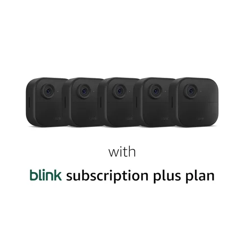Vista 8 de Blink Outdoor 4, Cámara de seguridad inteligente inalámbrica, batería de dos años, video en vivo diurno en HD 1080p y nocturno por infrarrojos