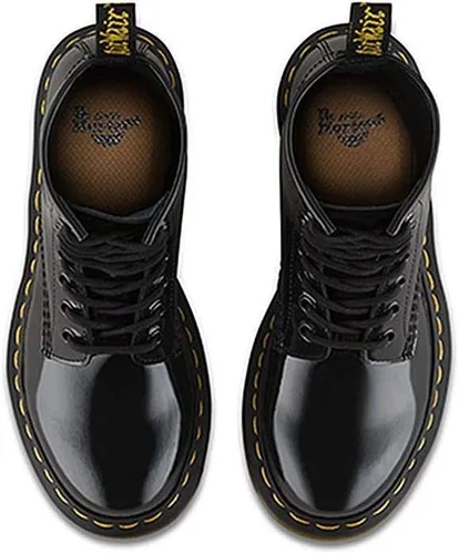 Vista 2 de Dr. Martens - Botas con 8 agujeros para mujer (1460), Negro, 7