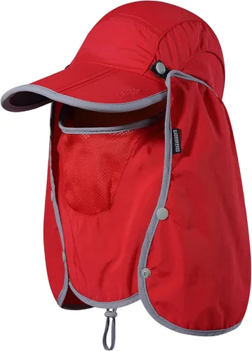Vista 8 de GADIEMKENSD Sombrero de pesca plegable UPF 50+ 360 para exteriores